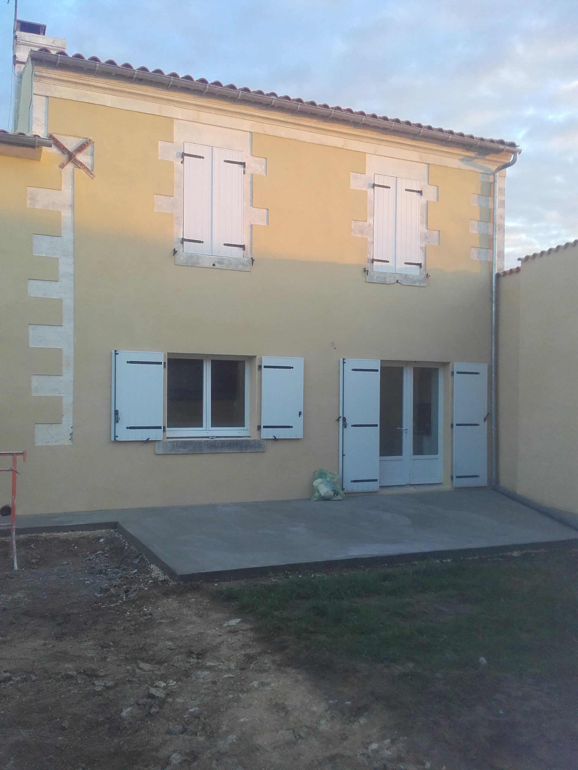 Enduit de façade monocouche